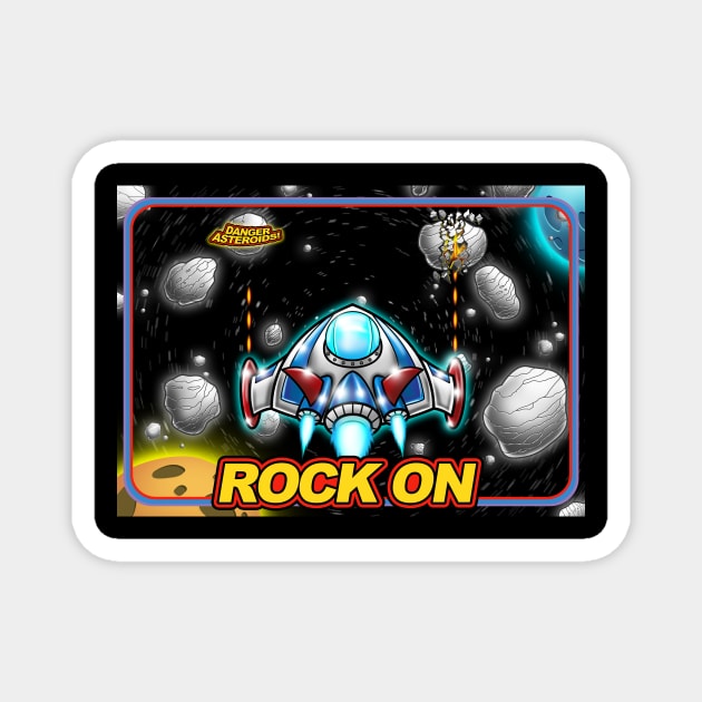 Rock On Magnet by Pigeon585