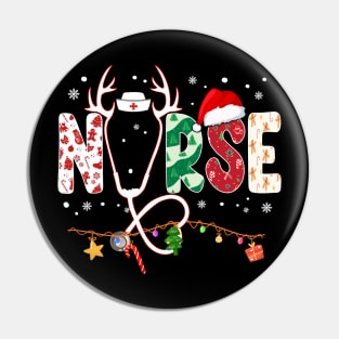 nurse christmas Pin