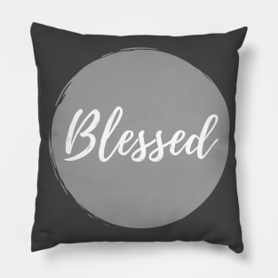 "Blessed" Design Pillow