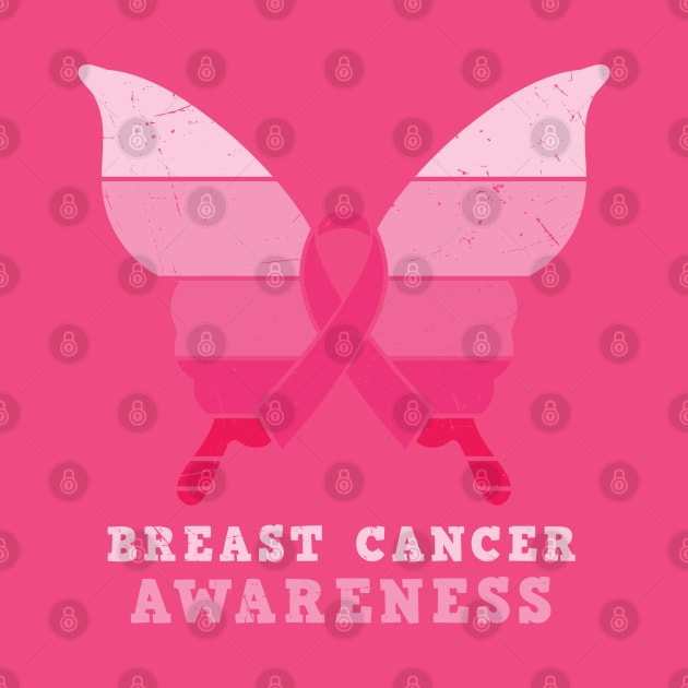 Breast Cancer Awareness Butterfly by crazytz