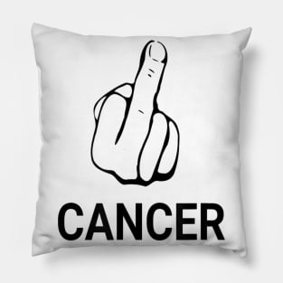 FCK Cancer Shirt for Men or Women Pillow