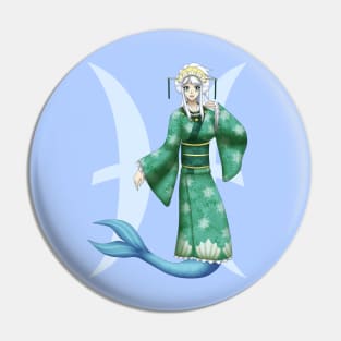 Mermaid Princess Pisces Horoscope Pin