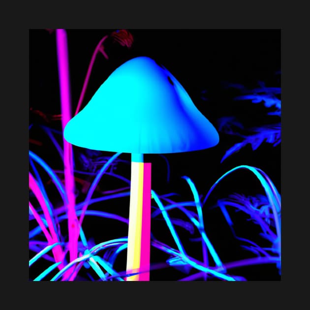 Neon Mushroom by EggheadK8