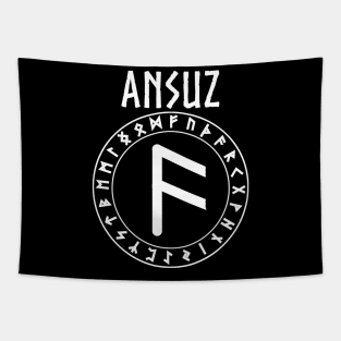 Ansuz Norse Rune of the Gods Tapestry