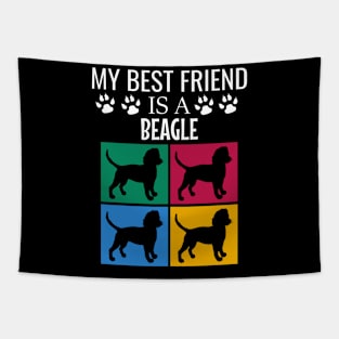 My best friend is a beagle Tapestry