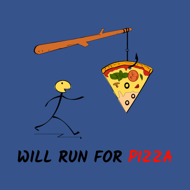 Will run for pizza by Dogefellas