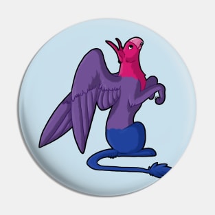 Bisexual Pride Gryphon Pin