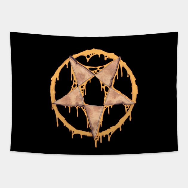 Hail Grilled Cheese Tapestry by LVBart