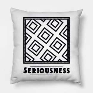 "Seriousness" African Sankofa Adinkra symbol. Pillow