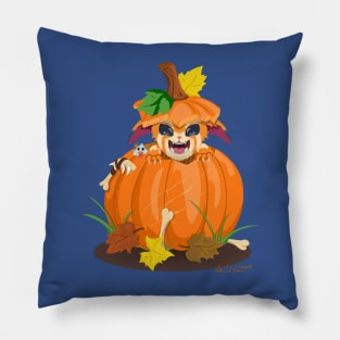 pumpkin gnar Pillow