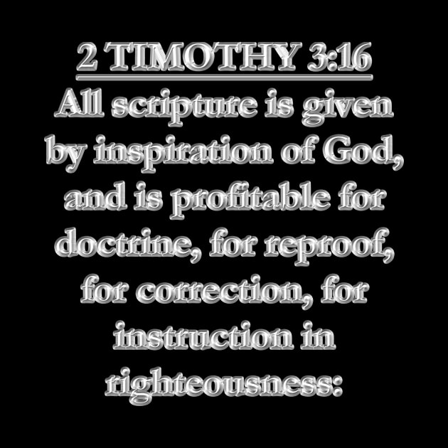 2 Timothy 3:16 KJV by Holy Bible Verses
