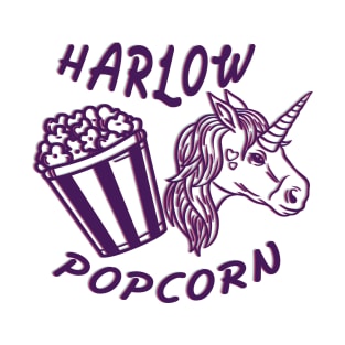 Harlow And Popcorn Funny Popcorn The Pony T-Shirt