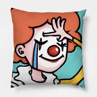 Tired Clown Meme T-Shirt - Funny Gifts Pillow