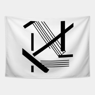 Minimalistic Monochrome Tapestry