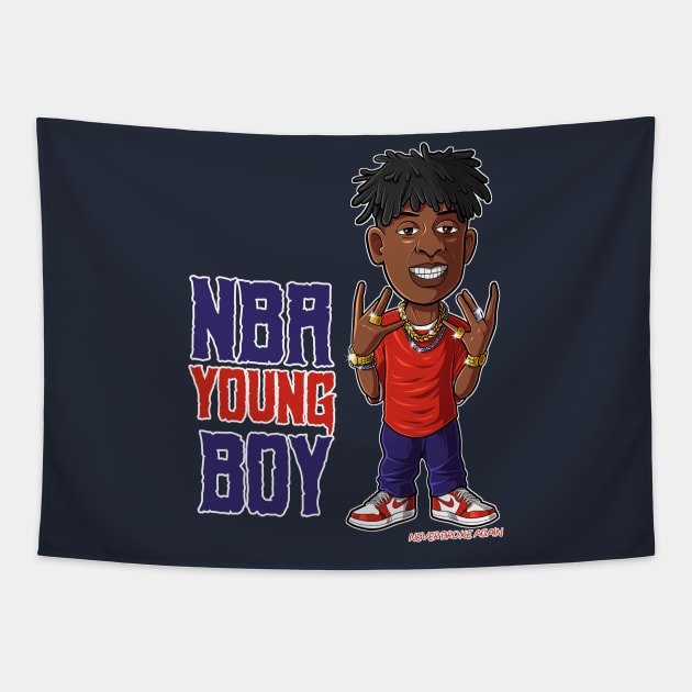 NBA YOUNGBOY Nba Youngboy Tapestry TeePublic
