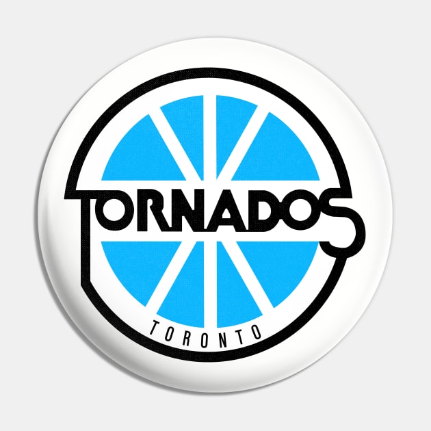 Defunct Toronto Tornados CBA Basketball Pin by LocalZonly