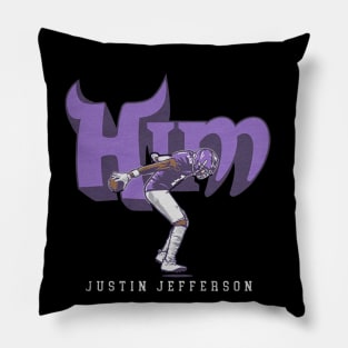 Justin Jefferson Him Pillow