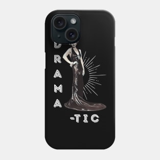 Dramatic - Retro Vintage Woman Phone Case