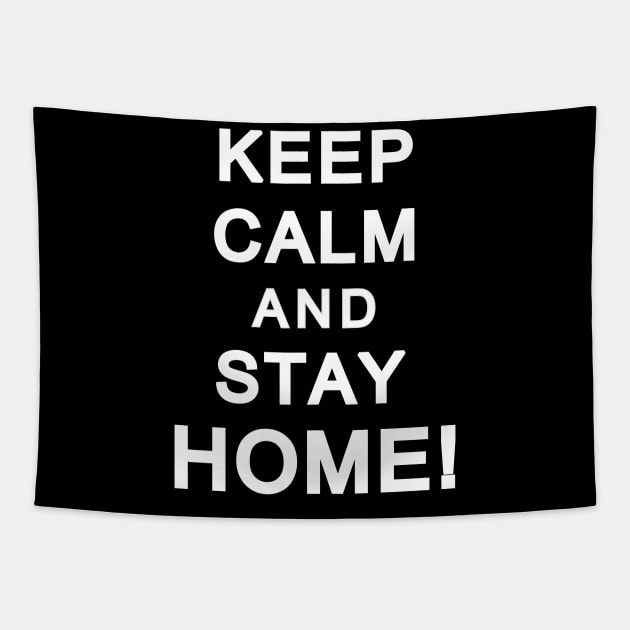 Keep clam and stay home! Tapestry by Vlogger