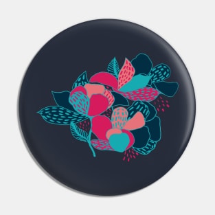 Colorful flowers Pin