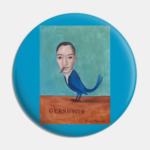 Gershwin bird Pin by diegomanuel