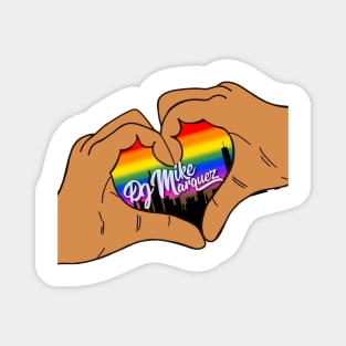 DJ Mike Marquez Pride Hands Magnet