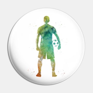 Soccer Player Pin