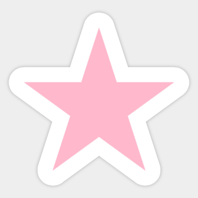 pink star pink star sticker teepublic