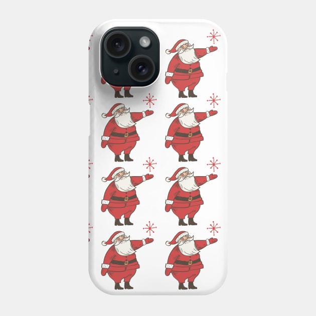 Snowflake Santa Phone Case by SWON Design