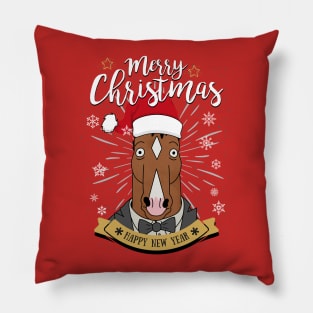 Xmas Horseman Pillow