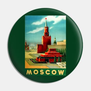 Vintage Travel Poster - Moscow Pin