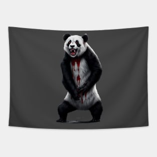 Killer Zombie Panda Tapestry