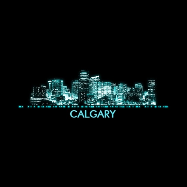 Calgary Skyline by Jared S Davies