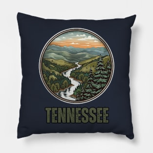 Tennessee State USA Pillow