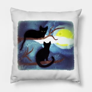 Stalking the Full Moon Pillow