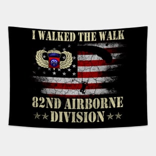 Paratrooper I Walked The Walk 82nd Airborne Division Tapestry