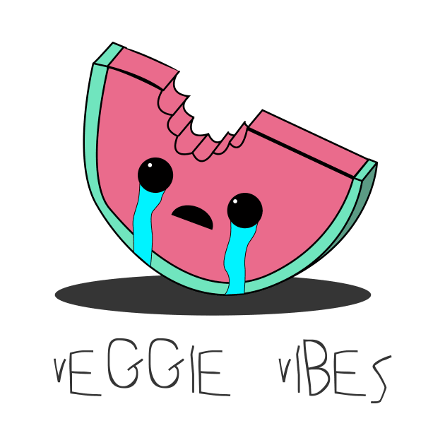 Crying Watermelon | Veggie vibes by Johnny_Sk3tch