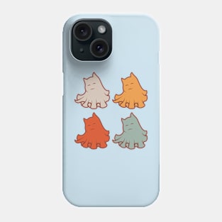 Vintage Cute Cat Ghost Phone Case