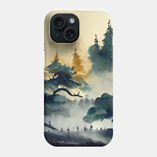 Foggy mountain Phone Case