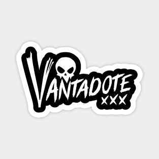 Vantadote XXX Punk Rock Skater Skull Logo Magnet