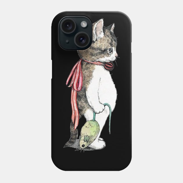 Funny Gift for Cat Lovers Phone Case by BadDesignCo