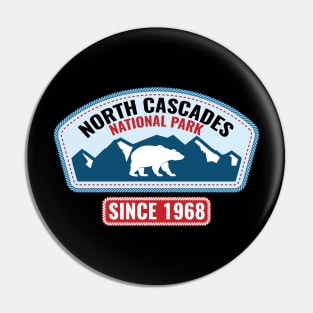 North Cascades National Park Gift or Souvenir T Shirt Pin