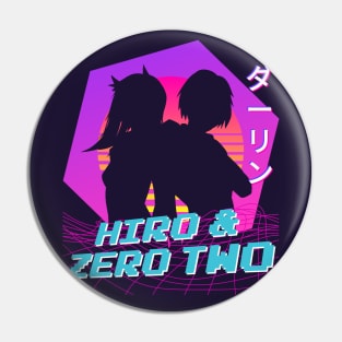 Hiro Zero Two - Vaporwave Pin