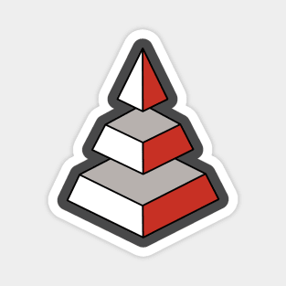 3D Pyramid Magnet