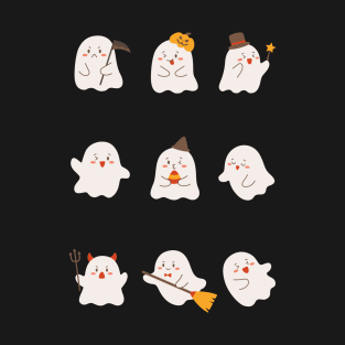 cute ghost halloween T-Shirt