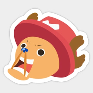 One Piece Chopper Sticker by SwiftDesign