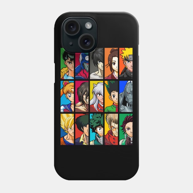 Anime vs Anime (Version 1) Phone Case by manoystee