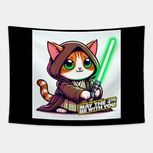 May the 4th be with you cat Tapestry