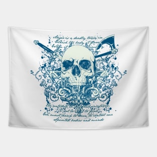 monster skull Tapestry