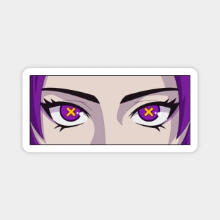 Purple anime eyes Magnet